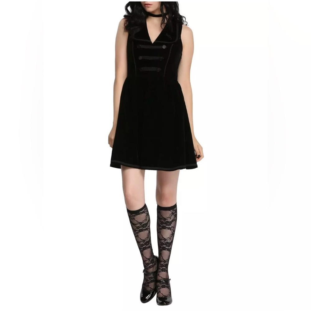 American Horror Story Hotel Bellhop Velvet Dress Hot Topic Medium